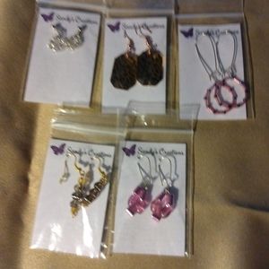 5 pr. of Handcrafted Earrings